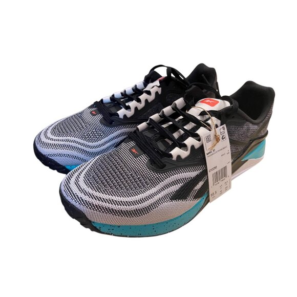 Reebok Nano X2 Mens Cross Fit Training Shoe Size 10.5 Black Pure Grey GY2292 NEW - Picture 7 of 10